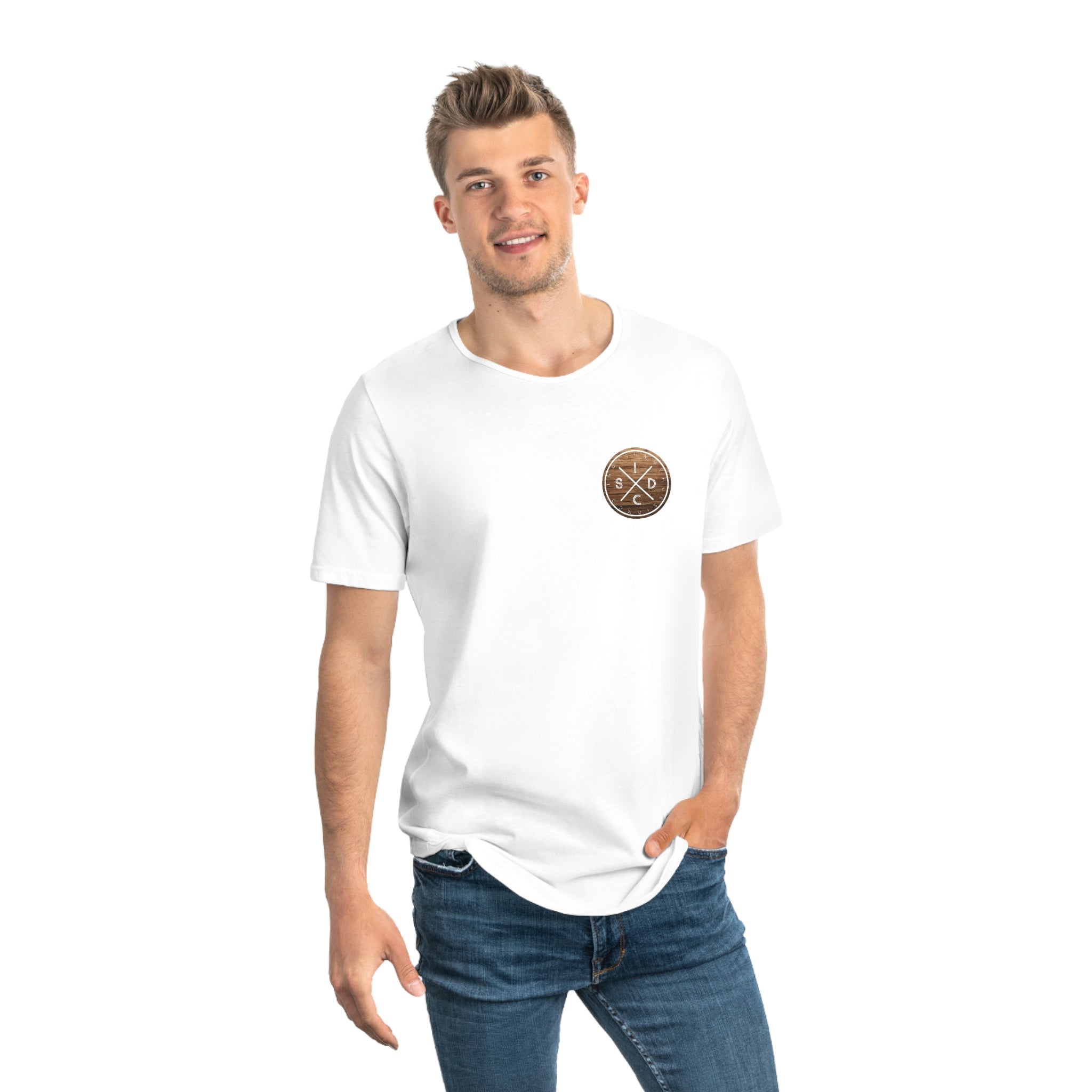 Men's Jersey Curved Hem Tee